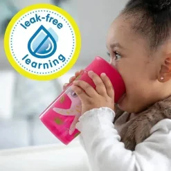 Dr. Brown's Straw, Sippy & Training Cups|Dishes, Utensils & Food Containers*Dr. Brown - Red Milestones Cheers360 Training Sippy Cup