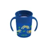 Dr. Brown's Straw, Sippy & Training Cups|Dishes, Utensils & Food Containers*Dr. Brown - Smooth Wall Cheers360 Cup W/ Handles, 7 Oz/200 Ml, Blue Deco (6M+), 1-Pack