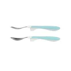 Dr. Brown's Utensils & Accessories|Dishes, Utensils & Food Containers*Dr. Brown - Soft Grip Spoon & Fork Set, Teal