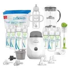 Dr. Brown's Feeding Gift Set|Bottles & Sets*Dr. Brown's - All in One Options+, Narrow Anti-Colic Baby Bottle Gift Set