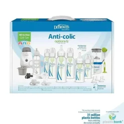 Dr. Brown's Feeding Gift Set|Bottles & Sets*Dr. Brown's - All in One Options+, Narrow Anti-Colic Baby Bottle Gift Set
