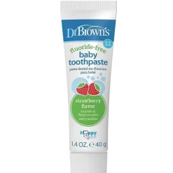 Dr. Brown's Oral & Nasal Care*Dr. Brown's - Baby Toothpaste Fluoride-Free, Strawberry, 1.4Oz