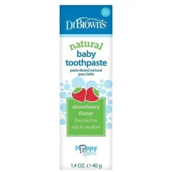 Dr. Brown's Oral & Nasal Care*Dr. Brown's - Baby Toothpaste Fluoride-Free, Strawberry, 1.4Oz