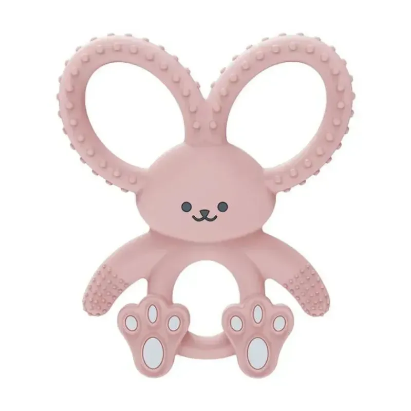 Dr. Brown's Rattles & Teethers|Toys For 0-12 Months*Dr. Brown's - Flexees Bunny Silicone Teether, Pink