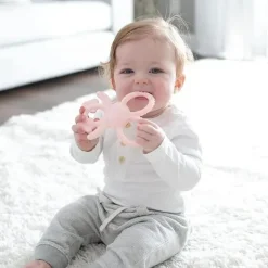 Dr. Brown's Rattles & Teethers|Toys For 0-12 Months*Dr. Brown's - Flexees Bunny Silicone Teether, Pink
