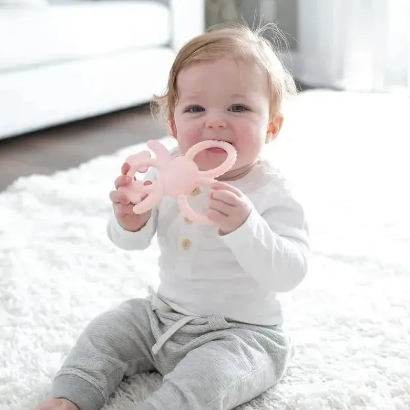 Dr. Brown's Rattles & Teethers|Toys For 0-12 Months*Dr. Brown's - Flexees Bunny Silicone Teether, Pink