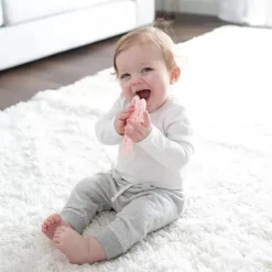 Dr. Brown's Rattles & Teethers|Toys For 0-12 Months*Dr. Brown's - Flexees Bunny Silicone Teether, Pink