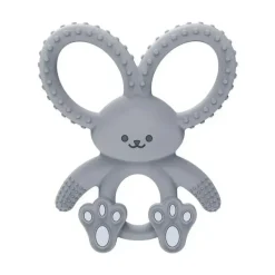 Dr. Brown's Rattles & Teethers|Toys For 0-12 Months*Dr. Brown's - Flexees Bunny Silicone Teether, Gray