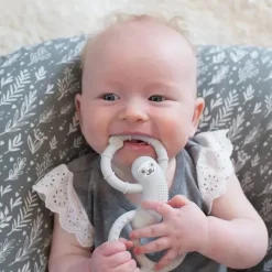 Dr. Brown's Rattles & Teethers|Toys For 0-12 Months*Dr. Brown's - Flexees Sloth Silicone Teether, Gray