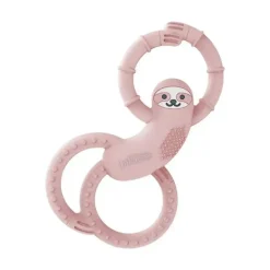 Dr. Brown's Rattles & Teethers|Toys For 0-12 Months*Dr. Brown's - Flexees Sloth Silicone Teether, Pink