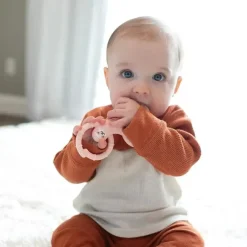Dr. Brown's Rattles & Teethers|Toys For 0-12 Months*Dr. Brown's - Flexees Sloth Silicone Teether, Pink