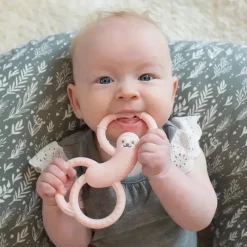 Dr. Brown's Rattles & Teethers|Toys For 0-12 Months*Dr. Brown's - Flexees Sloth Silicone Teether, Pink