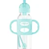 Dr. Brown's Straw, Sippy & Training Cups|Dishes, Utensils & Food Containers*Dr. Brown's - Narrow Sippy Straw Bottles W/ Silicone Handles, Green