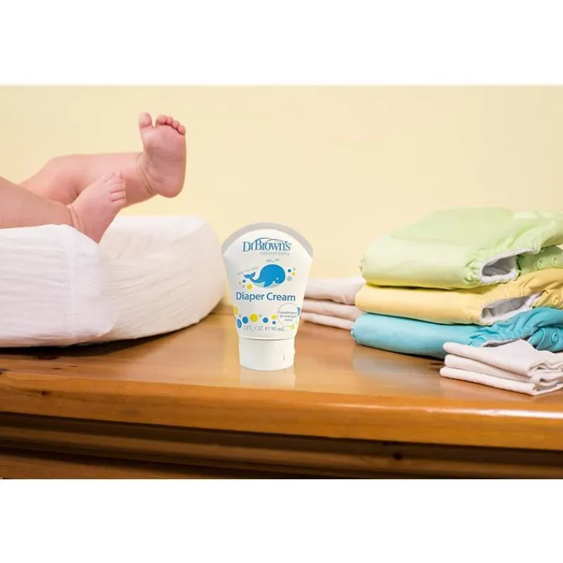 Dr. Smith's Diaper Rash*Dr. Brown's - Natural Baby Diaper Cream, 3.00 Fl. Oz. / 90 Ml