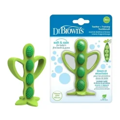 Dr. Brown's Rattles & Teethers*Dr. Brown's - Peapod Teething Toothbrush, Green