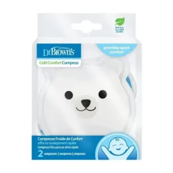 Dr. Brown's Medicine Dispenser*Dr. Brown's - 2Pk Cold Compress, Polar Bear & Whale