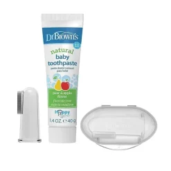 Dr. Brown's Oral & Nasal Care*Dr. Brown's - 2Pk Silicone Finger Brush With Toothpaste