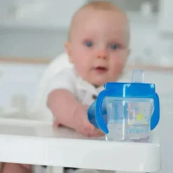 Dr. Brown's Straw, Sippy & Training Cups|Dishes, Utensils & Food Containers*Dr. Brown’s - Soft Spout Transition Cup, Blue