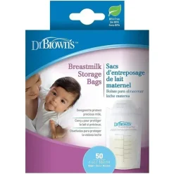 Dr. Brown's Breast Pump Accessories*Dr. Brown's Breastmilk Storage Bags, 50 Count