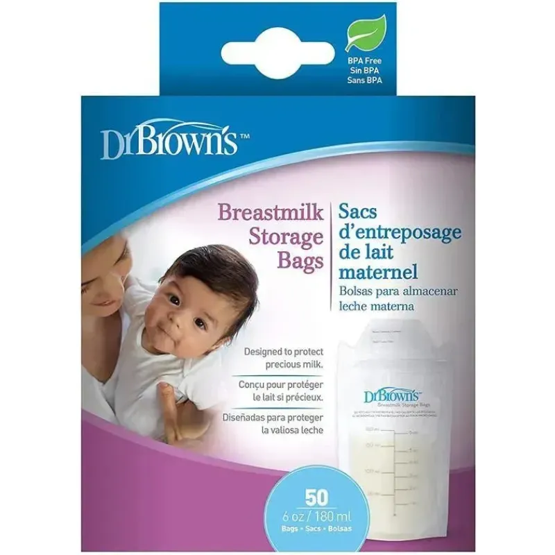 Dr. Brown's Breast Pump Accessories*Dr. Brown's Breastmilk Storage Bags, 50 Count