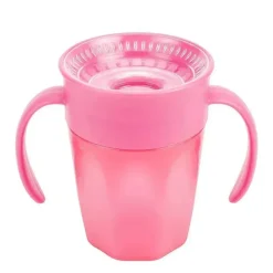 Dr. Brown's Straw, Sippy & Training Cups|Dishes, Utensils & Food Containers*Dr. Brown's Cheers 360 Spoutless Training Cup, Pink