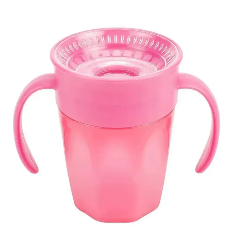 Dr. Brown's Straw, Sippy & Training Cups|Dishes, Utensils & Food Containers*Dr. Brown's Cheers 360 Spoutless Training Cup, Pink