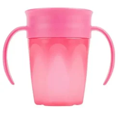 Dr. Brown's Straw, Sippy & Training Cups|Dishes, Utensils & Food Containers*Dr. Brown's Cheers 360 Spoutless Training Cup, Pink
