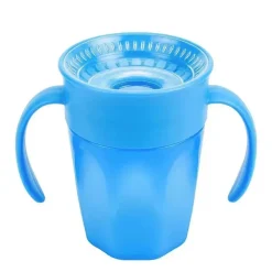Dr. Brown's Straw, Sippy & Training Cups|Dishes, Utensils & Food Containers*Dr. Brown's Cheers 360 Spoutless Training Cup, Blue