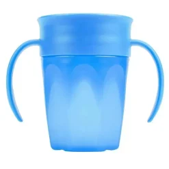 Dr. Brown's Straw, Sippy & Training Cups|Dishes, Utensils & Food Containers*Dr. Brown's Cheers 360 Spoutless Training Cup, Blue