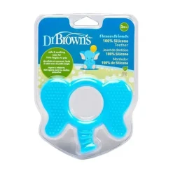 Dr. Brown's Toys For 0-12 Months|Gift For Baby*Dr. Brown's Flexees Friends Teethers, Assorted (purple, red or blue)