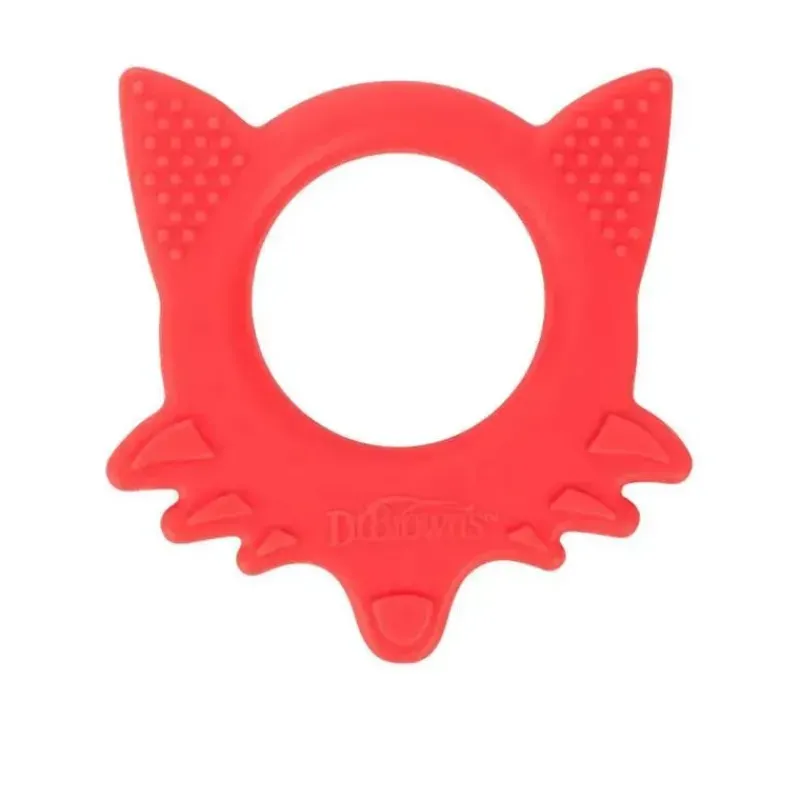 Dr. Brown's Toys For 0-12 Months|Gift For Baby*Dr. Brown's Flexees Friends Teethers, Assorted (purple, red or blue)