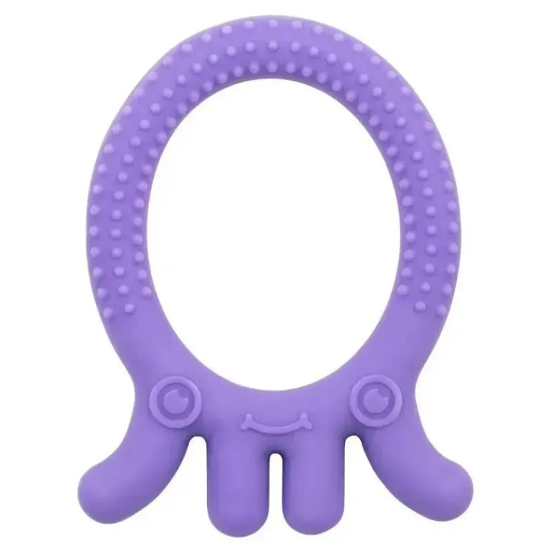 Dr. Brown's Toys For 0-12 Months|Gift For Baby*Dr. Brown's Flexees Friends Teethers, Assorted (purple, red or blue)