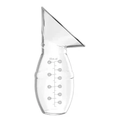 Dr. Brown's Breast Pump Accessories*Dr. Brown's Milkflow Silicone Breast Pump, Breast Milk Catcher with Options+ Anti-Colic Baby Bottle & Travel Bag