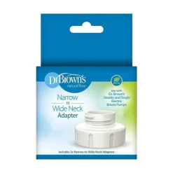 Dr. Brown's Breast Pump Accessories*Dr. Brown's Narrow To Wide Neck Adapter For Electric Breast Pumps, 2Pk