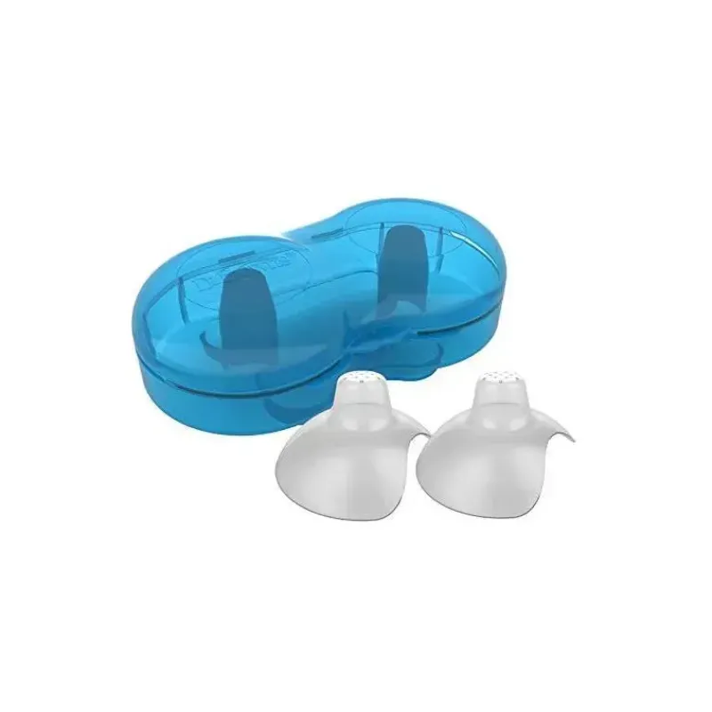Dr. Brown's Nipple Protector*Dr. Brown's Nipple Shields 2Pk With Sterilizer Case, Size 2