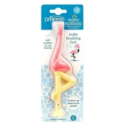 Dr. Brown's Oral & Nasal Care*Dr. Brown's Toddler Toothbrush, Flamingo