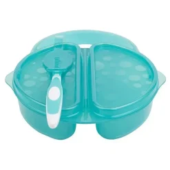 Dr. Brown's Suction Plates & Bowls|Dishes, Utensils & Food Containers*Dr. Brown's Travel Fresh Bowl And Spoon, 1-Pack, Turquoise