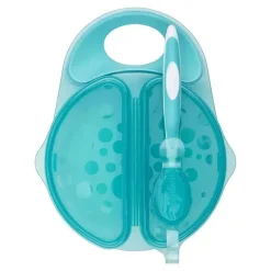 Dr. Brown's Suction Plates & Bowls|Dishes, Utensils & Food Containers*Dr. Brown's Travel Fresh Bowl And Spoon, 1-Pack, Turquoise