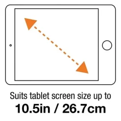 Dreambaby Mirrors & Safety*- Car Back Seat Tablet Holder & Mirror Grey