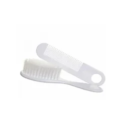 Dreambaby Grooming*- Deluxe Super Soft Bristles Brush & Comb Set, Blue