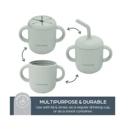 Dreambaby Straw, Sippy & Training Cups|Dishes, Utensils & Food Containers*- Drink And Snack Cup Seafoam