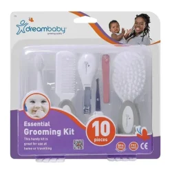 Dreambaby Grooming*- Essential Baby Grooming Kit & Healthcare Set, 10 Pack, Grey