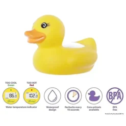 Dreambaby Bath Safety*- Floating Toy Temperature Safety Monitor, Yellow Duck