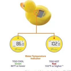 Dreambaby Bath Safety*- Floating Toy Temperature Safety Monitor, Yellow Duck