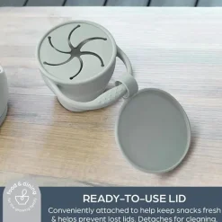 Dreambaby Food Jars & Snack Cups|Dishes, Utensils & Food Containers*- Foldable Snack Cup Seafoam