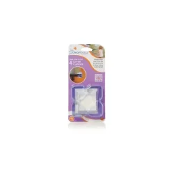 Dreambaby Baby Safety Gates*- GLASS TABLE & SHELFCORNER, White, 4 Pack