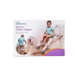 Dreambaby Step Stools*- Toddler Step-Up Toilet Seat, Gray