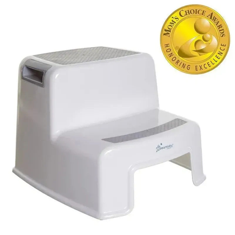 Dreambaby Step Stools*- 2-Up Step Stool, Grey/White