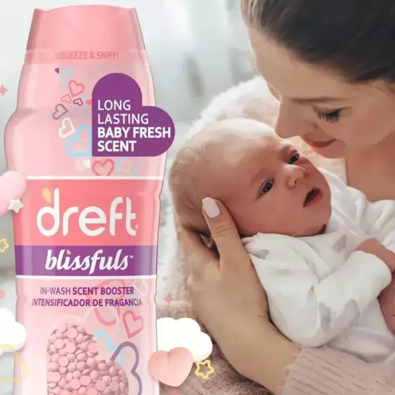 Tender Corporation Laundry & Accessories*Dreft - Blissfuls Baby Fresh Scent In-Wash Scent Booster Beads, 10oz