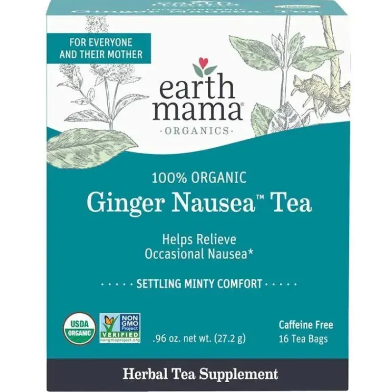 Earth Mama Maternity Health & Wellness|Gift For Mom*- Organic Ginger Nausea Tea